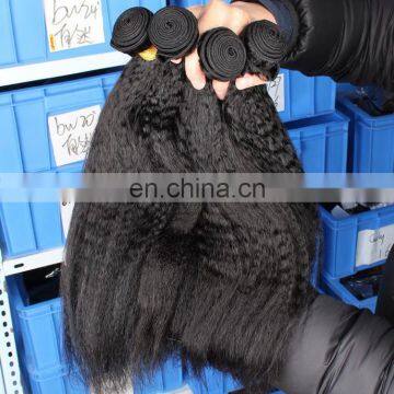 Shandong New Arrival High Quality 10-30inch 8A Grade Brazilian Hair Kinky Straight Hair Weaving