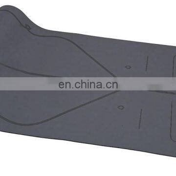 Eco Friendly Custom Print Logo 100% Natural Rubber Suede Yoga Mat photo-5