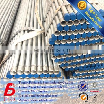 competitive price SCH40 metal pre galvanized packing tube