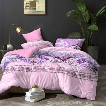 100% Polyester Microfiber Disperse Printed Fabric New Design Bed Cover Sheet photo-4