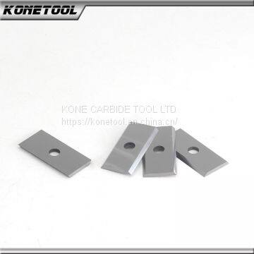 Standard Tungsten Carbide Replacement Knives - Countersink Hole