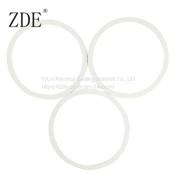 White EPDM Rubber Food Grade Flat Ring Gasket Seal photo-2