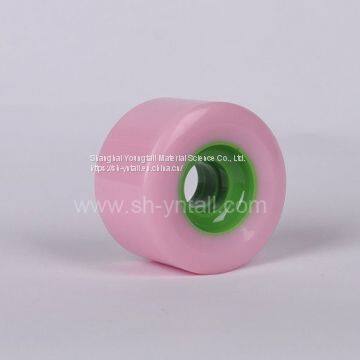 pu wheels for skate board 70*45  PU Wheels   pink pu pulley for skateboard