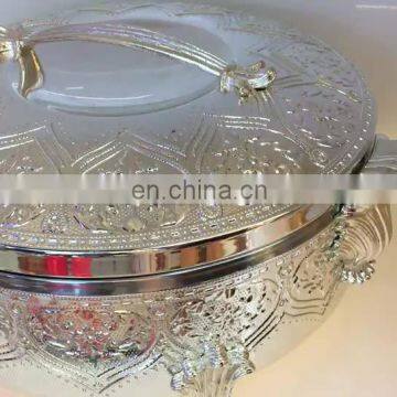 2020 High Quality insulated food warmers  Durable metal customized chafing dish food warmer 4.5L food insulation bucket