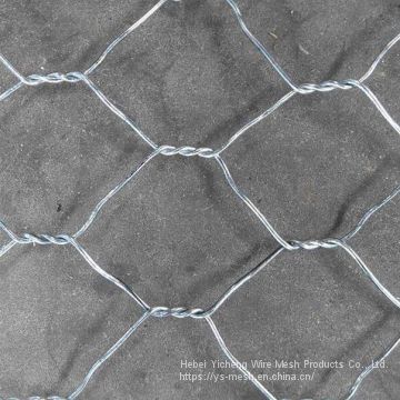 2m x 1m x 1m PVC Coated Gabion Basket/ Galvanized Wire Mesh Gabion Box Price