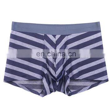 Polyester Nylon Colorful Hot Breathable Sexy Wide Stripe Boxer Black Men'S Briefs Underwear photo-2