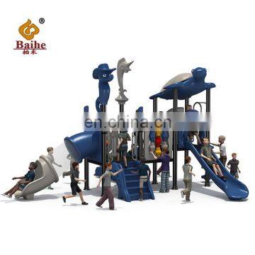 Boys plastic Slide Preschool Children Outdoor Playground Equipment