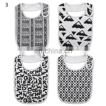 Button Closer 100% Organic Cotton 4 Pack Feeder Bibs photo-4