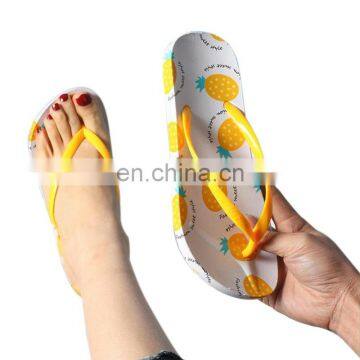 Wholesale Price Customized Pvc Fruit Series Summer Beach Fashion Soft Flip Flops Women Slippers photo-2