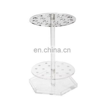 Test Tube Holder Laboratory Vertical Glass Circle Scale Pipette Stand