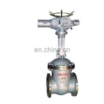 High Quality PN16  Stainless steel Disc WCB Electric Cuniform Gate Valves