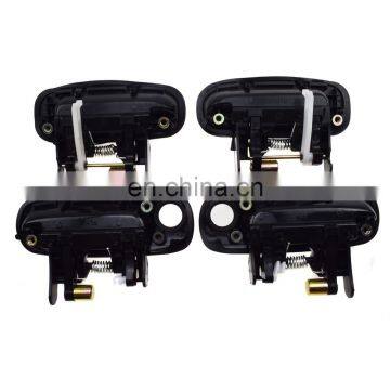 8Pcs Front Rear Black Outside Grey Inside Door Handles for Toyota Corolla 98-02