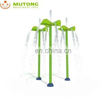 mutong aqua play design customized water spray flower for wet playground