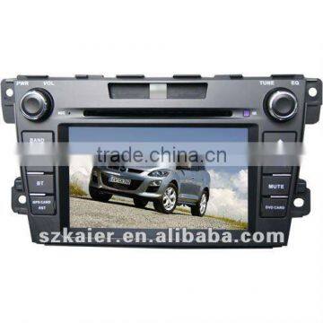 7" Car GPS navigation DVD player for 2012 Mazda CX-7 with 8CD,IPOD,BT,TV,and IPHONE menu