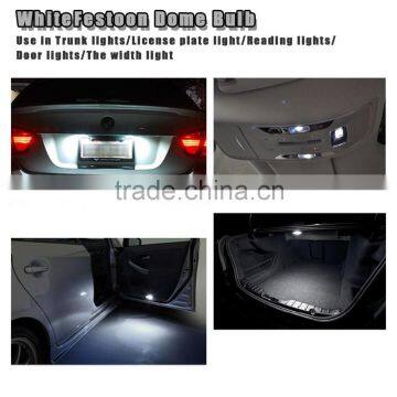 Festoon LED Bulbs 41mm 4SMD 5050, CANBUS Technology, With Heat Sink photo-6