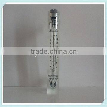 Water flow meter /acrylic rotameter/ Panel type flow meter e