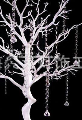 Decorative Ornaments Christmas Tree With Crystal Pendant Creative Home Gardening Resin Decoration photo-2