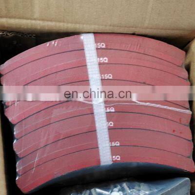 4515Q Truck tractor brake system accessories drum brake shoe lining with rivet for Ford F800