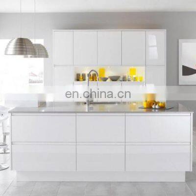 High gloss clear glass kitchen cupboard ideas cabinet doors