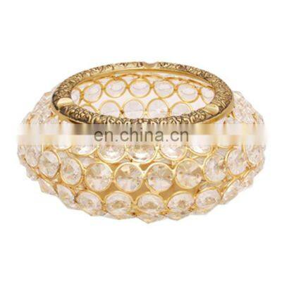 metal crystal brass home decor