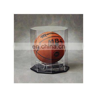 square clear acrylic basketball display box case