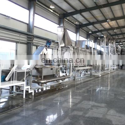 Automatic fresh potato flakes making machine potato powder machinery