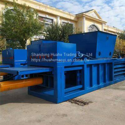 Can customize horizontal waste book and newspaper packer, beverage bottle and mineral water bottle baling machine