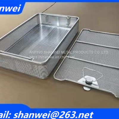 Metal Sterilization Trays, Basket, Autoclave Cassette For Surgical Instruments