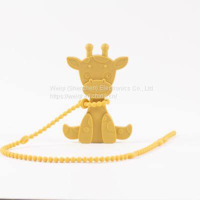Giraffe Baby Teether Silicone Toys Food Grade BPA Free photo-4