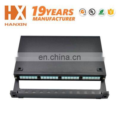 Hot Sell Rack Mount Odf 96 Port Fiber Optic Patch Panel photo-4