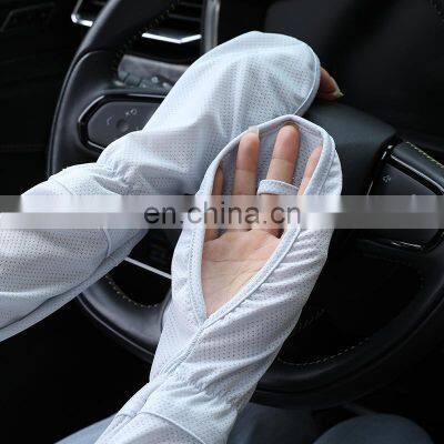 UPF 50+ Unisex Summer Sun-Protective Sleeve Adjustable Arm Circumference For Garden,Cycling,Farm,Fishing,Travel,Hiking,Driving photo-3