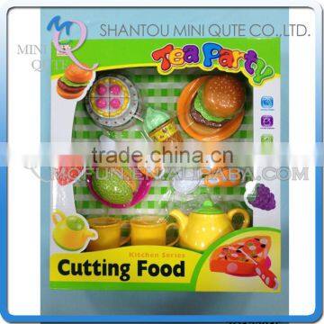 MINI QUTE Pretend Preschool Tea Cutting food fruit Vegetable kitchen play house set learning educational toy NO.ZQ133945