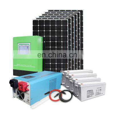 2kw Complete Set All in One Container On-grid off Grid Solar Energy Systems Hybrid for Home Mounting photo-3