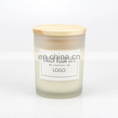 Lidded Handmade Glass Custom Wholesale Gifts Scented Fragrance Soy Candle