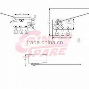 Cheap High Grade Rerversing Microswitch photo-3