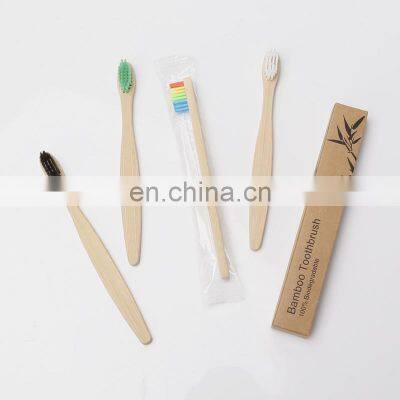 Wholesale Degradable Eco-friendly Wooden Bamboo Toothbrush for Children