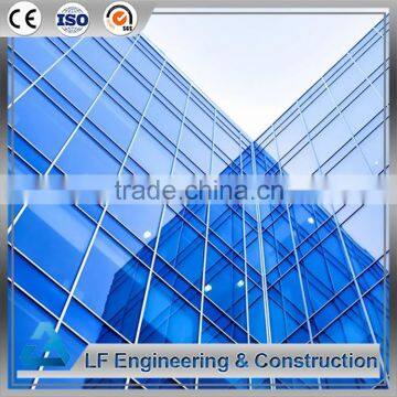 Light steel structure laminated glass curtain wall