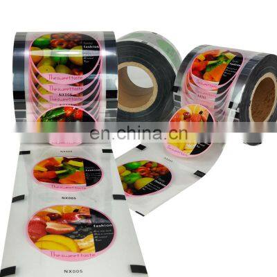 OEM FEST Cold Beverage Plastic Film PET/PP/PE Bubble Tea Cup Sealing Roll Film For for 90mm 95 mm Paper Plastic Cup photo-2