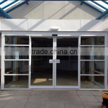 Commercial telescopic automatic sliding doors for supermarket