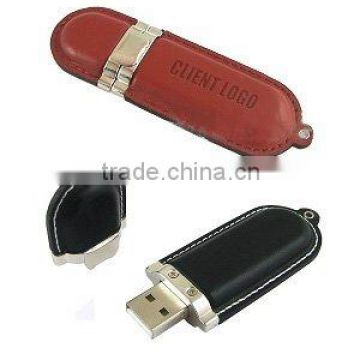 MQ-305U Nice leather DOK Usb flash drive ,leather usb