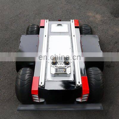 Hot Selling Support ROS Design AVT-ZW10 Wheeled Robot Chassis Outdoor Delivery Robot Four-wheel Differential Speed Robot