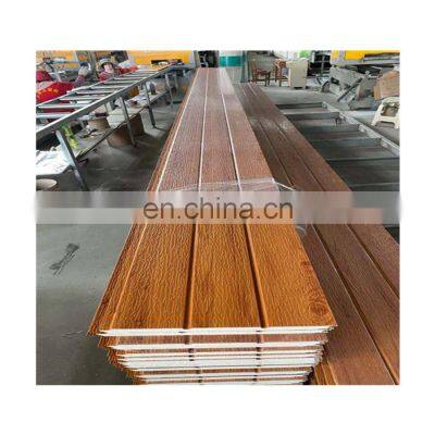 Pu external wall metal insulation board panel polyurethane pu hard foam insulated roof panels metal carved sandwich panel