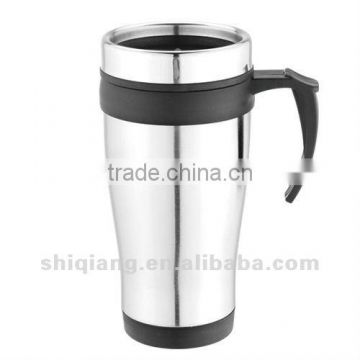 double wall stainless steel travel mug 14oz