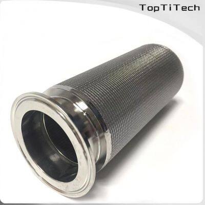 φ300*500mm Multilayer SS316L Sintered Wire Mesh Filter Barrel