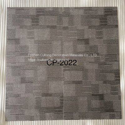 Guangdong manufacturers export imitation carpet LVT sheet rubber box 2mm stone plastic floor office PVC floor tile