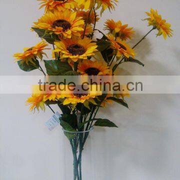 Silk ribbon flowers for sale,cheap hot selling decorative flowers