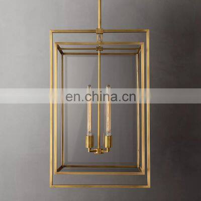 BECKMAN PENDANT Brass Metal Glass Simple Modern Chandelier for Living Room Bedroom Hotel Restaurant Ceiling Home Decor Lighting photo-2