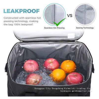 Insulated Lunch Bag for Work Office School Picnic,Lunch Cooler Bag Leakproof Lunch Box With Adjustable Shoulder Strap photo-4