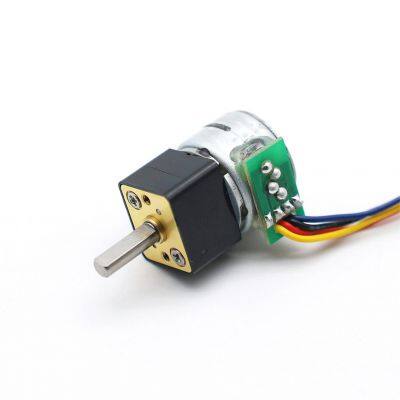 6V 12V 15mm PM Stepper Motor GA12-15BY With Gearbox Black Case photo-3