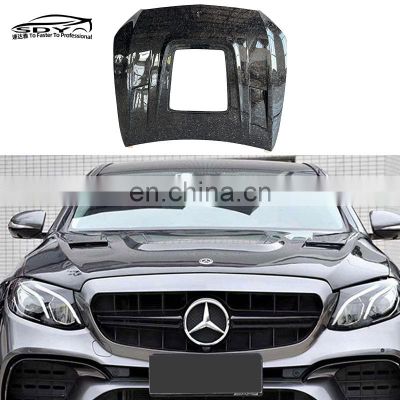 W213 E Class Forged Carbon IMP Style Customized Engine Hood Engine Bonnet Engine Cover For Mercedes Benz E Class W213